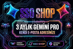 3 Aylık Gemini Pro KENDİ MAİLİNİZE