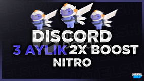 ⭐3 Aylık Nitro 2x Boost