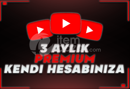 ⭐️[KENDİ HESABINIZA] 3 AYLIK YOUTUBE PREMİUM ⭐️