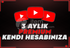 ⭐️[KENDİ HESABINIZA] 3 AYLIK YOUTUBE PREMİUM ⭐️