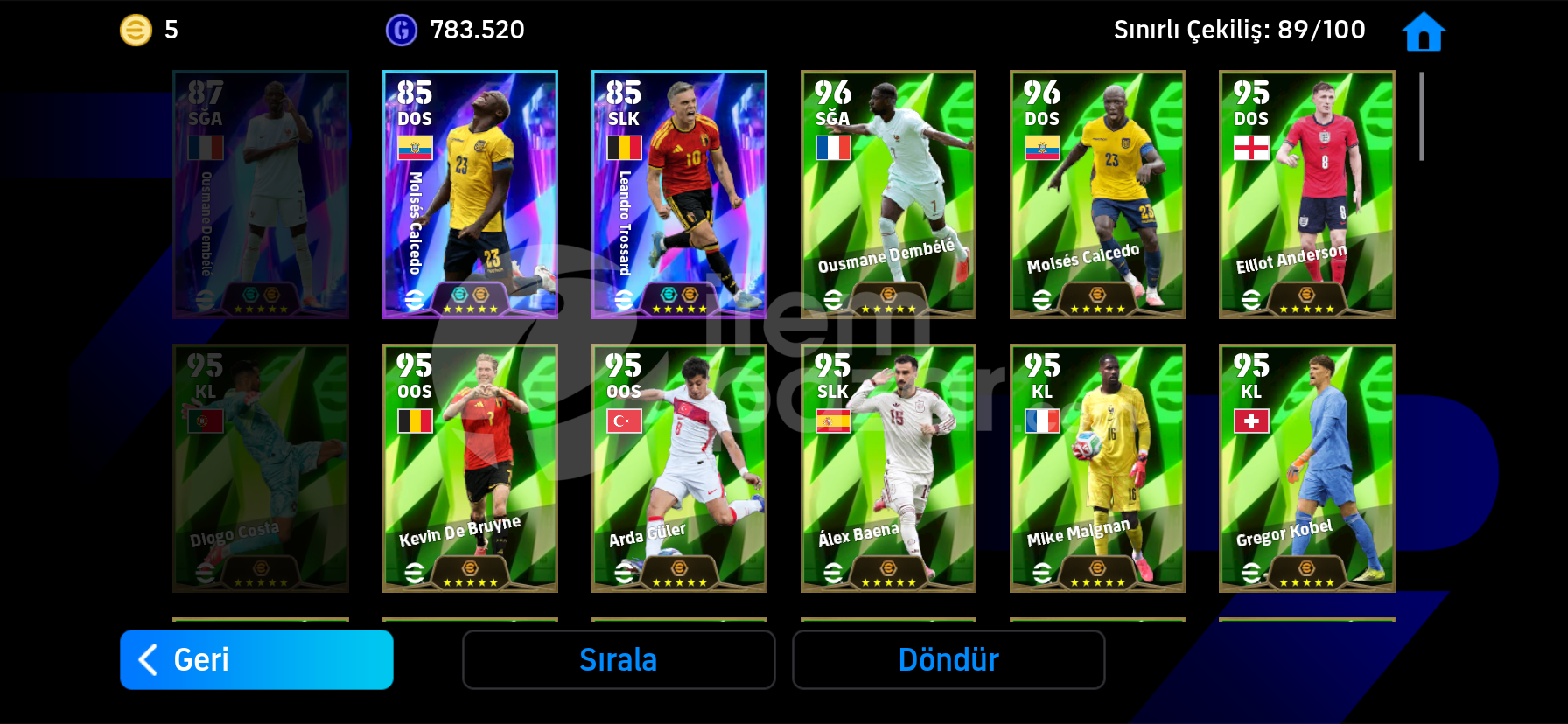 3 BOMBACILI EFSANA HESAP