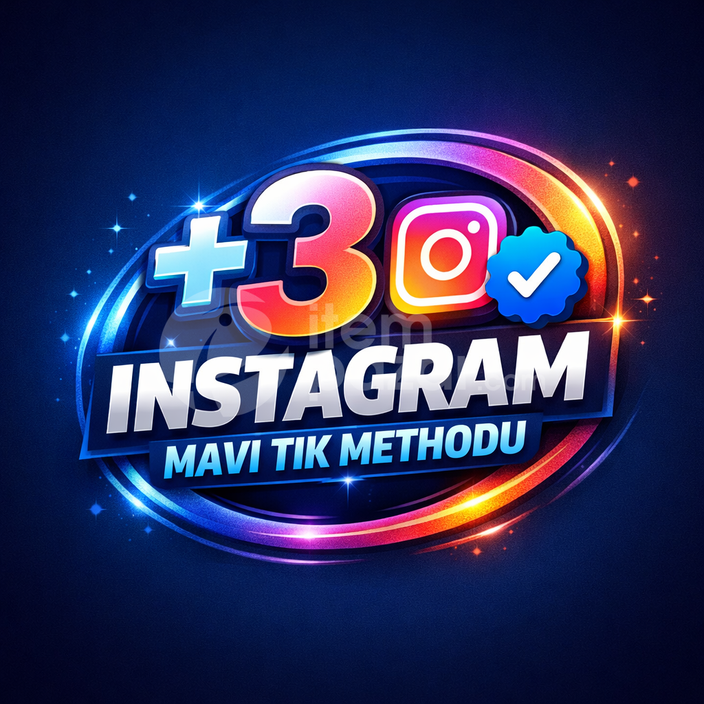 +3 İNSTAGRAM MAVİ TİK METHODU