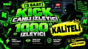 ⚡ [3 Saat] 1000 Kick Canlı İzleyici | Kaliteli