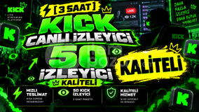 ⚡ [3 Saat] 50 Kick Canlı İzleyici | Kaliteli