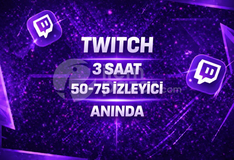 ⭐3 SAAT⚡TWİTCH 50-75 İZLEYİCİ⚡