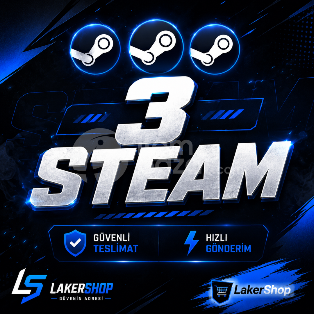 ⭐3 STEAM RANDOM KEY 27,90TL ! ⭐