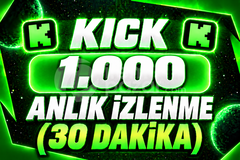 [30 DAKİKA✅] 1000 Kick Anlık İzlenme | Elit