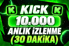 [30 DAKİKA✅] 10000 Kick Anlık İzlenme | Elit