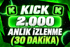 [30 DAKİKA✅] 2000 Kick Anlık İzlenme | Elit