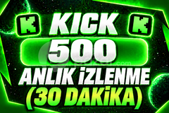 [30 DAKİKA✅] 500 Kick Anlık İzlenme | Elit
