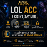 +30 LEVEL TR LOL HESABI ACC HESAP
