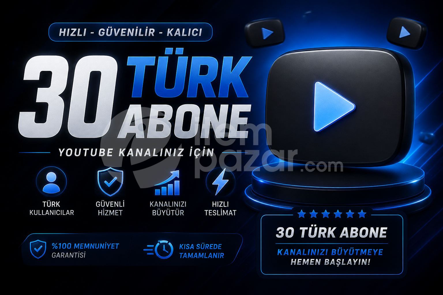 ⭐️30 ORGANİK TÜRK ABONE⭐️