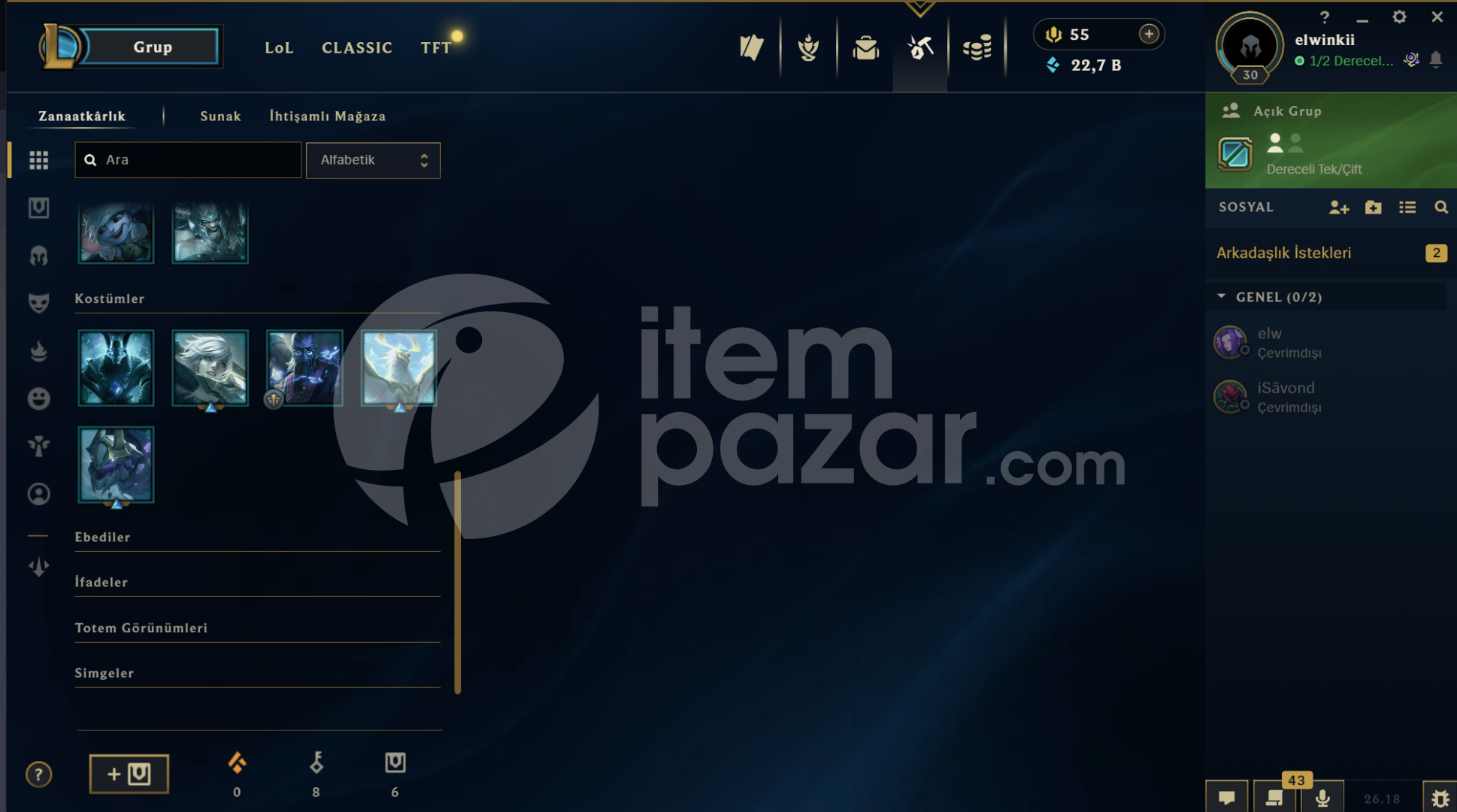 ⭐+30LVL UNRANKED HANDMADE⭐