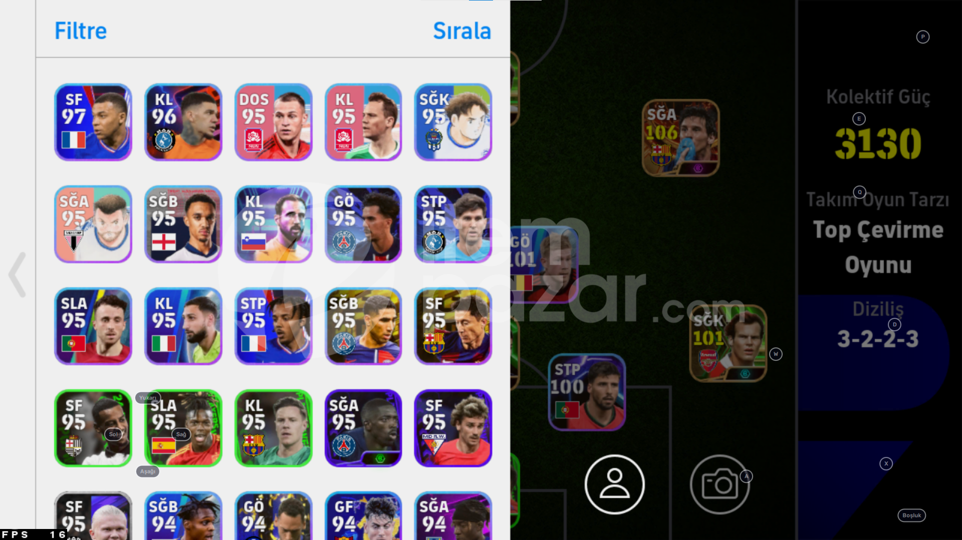 3130KG 106 ⭐BOMBACI MESSİ⭐102 BECKENBAUER