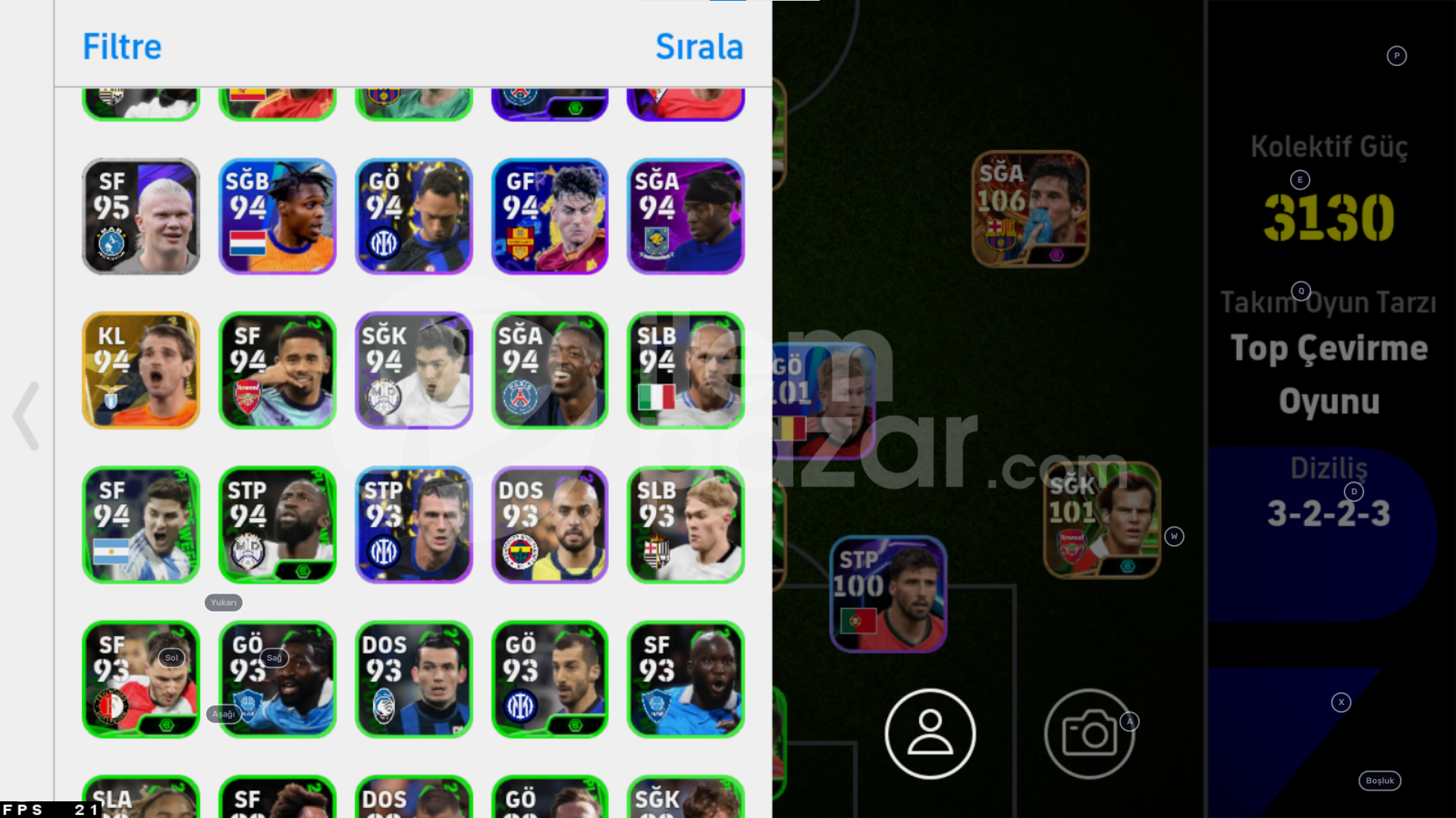 3130KG 106 ⭐BOMBACI MESSİ⭐102 BECKENBAUER