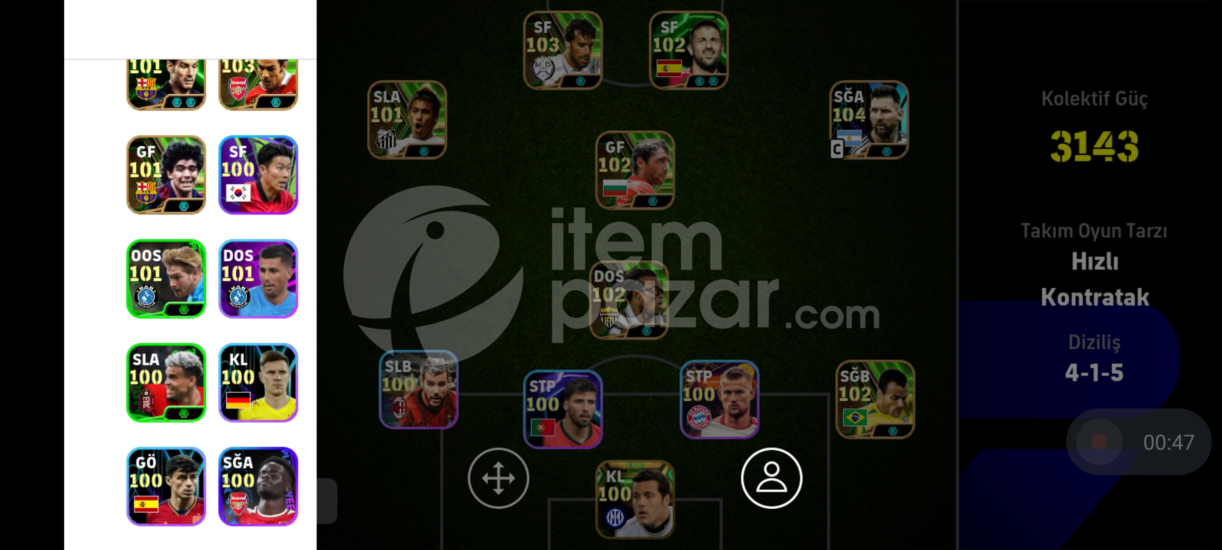 ⭐3143KG MESSİ PAKETLİ HESAP⭐