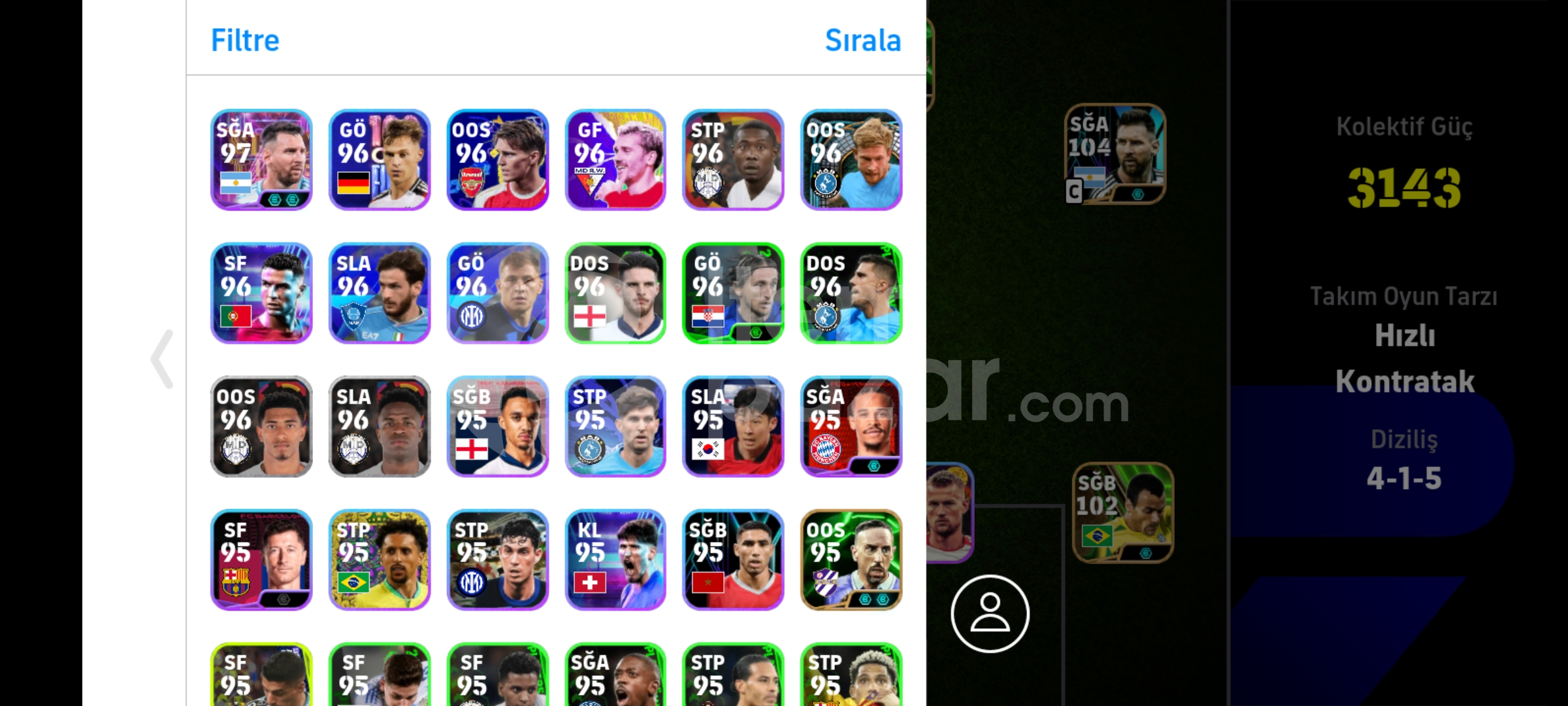 ⭐3143KG MESSİ PAKETLİ HESAP⭐