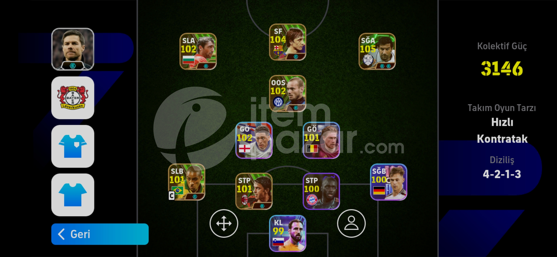 3146 KG 105 FIGO 104 CRUYFF UYGUN HESAP