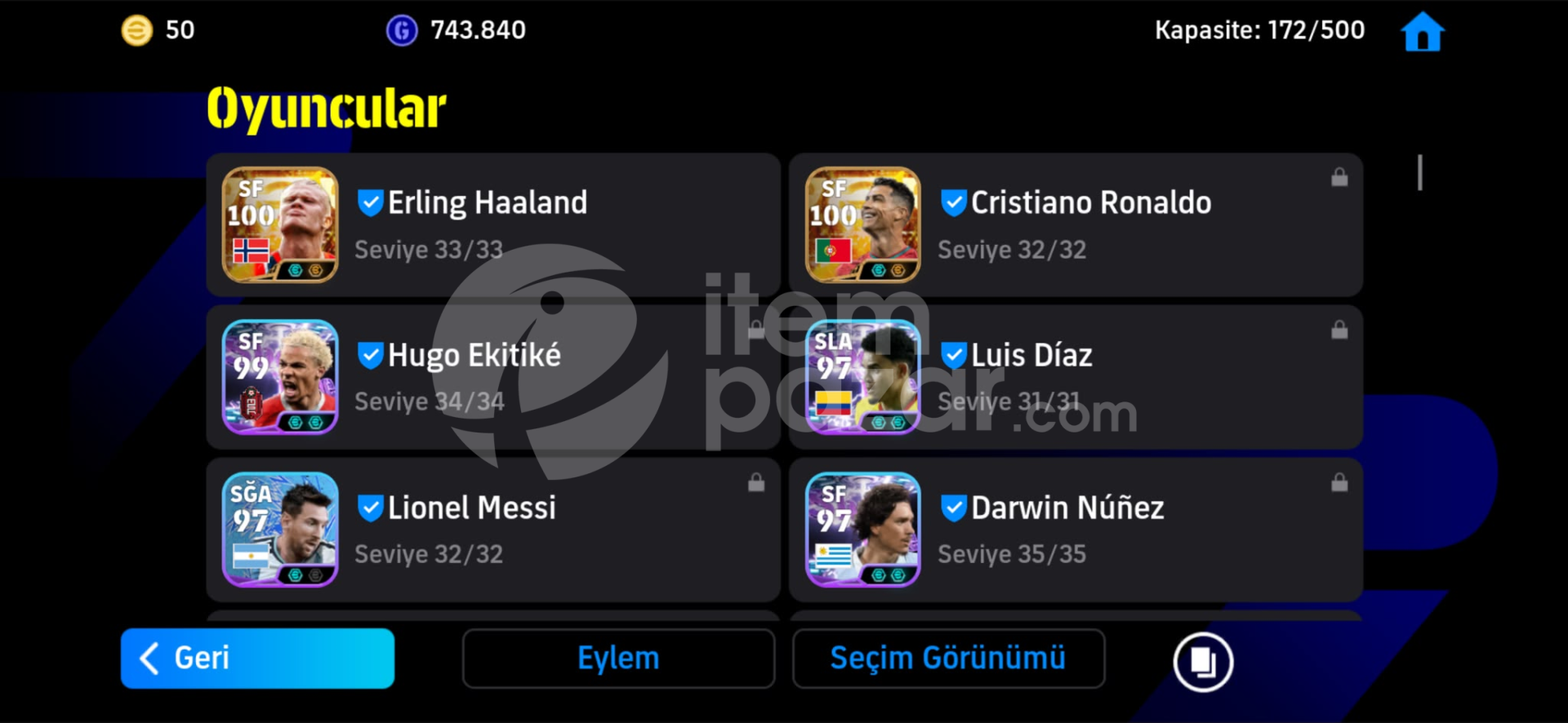3169 KG 109 RONALDO VE 108 HAALAND ŞANSLI HESAP