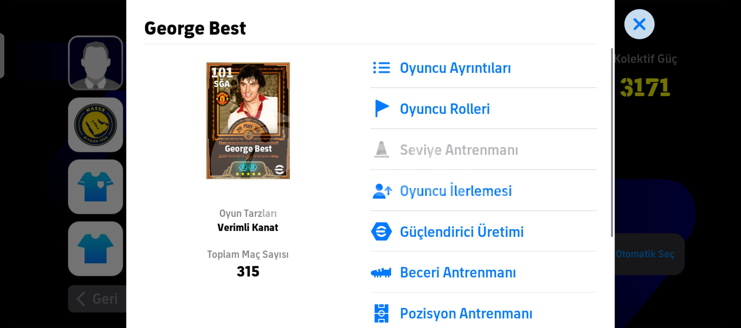 3171kg 108 George Best TekBağ BEDAVADAN