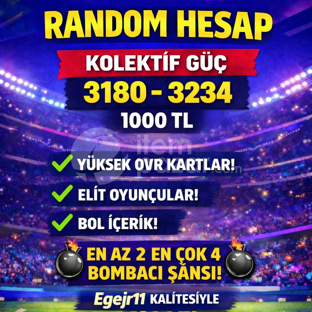 3180-3234 ARASI RANDOM HESAPLAR ÇOK UYGUN