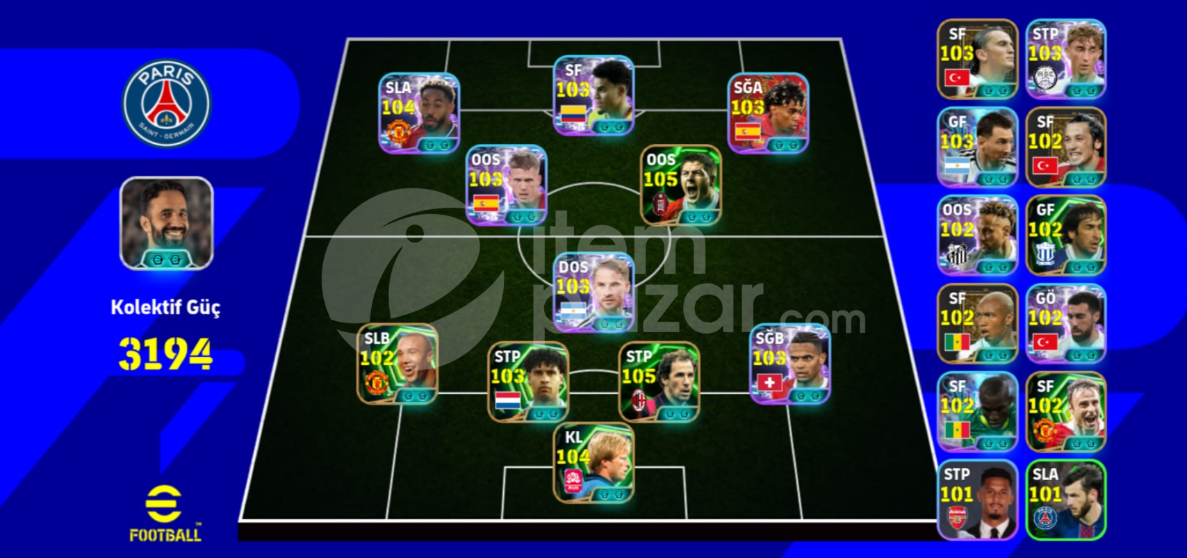 3194KG 105 Baresi ve 105 Gerrard