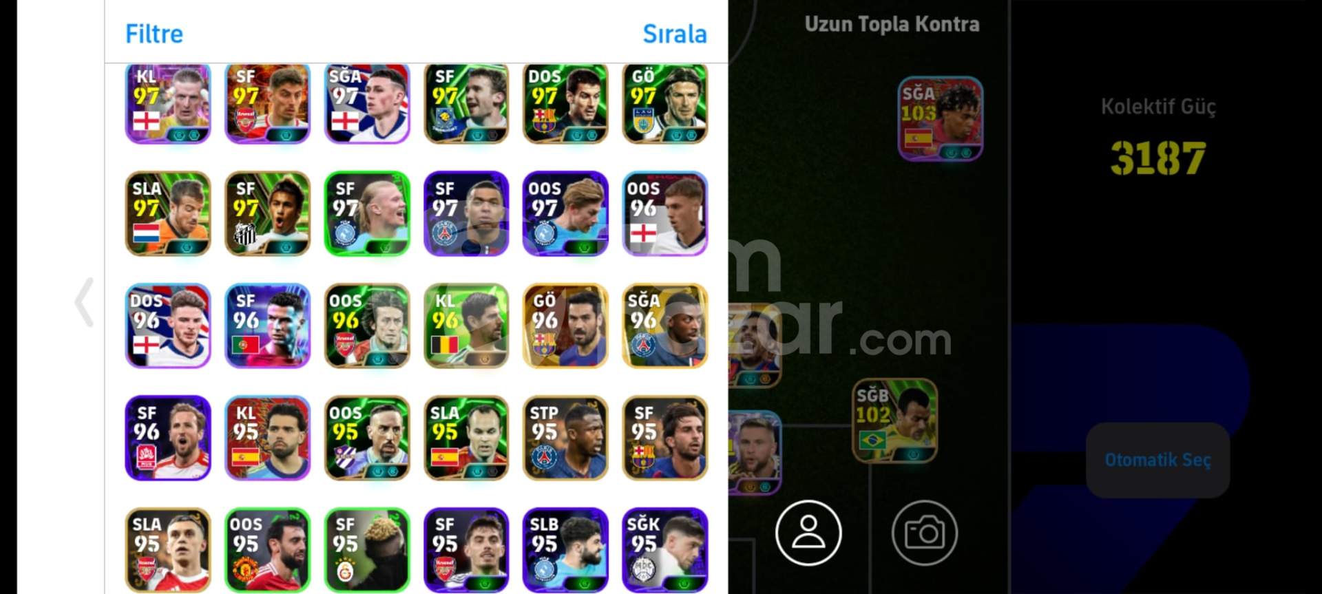 3195Kg 107Rodri 106Messi 105Griezman TEKBAG
