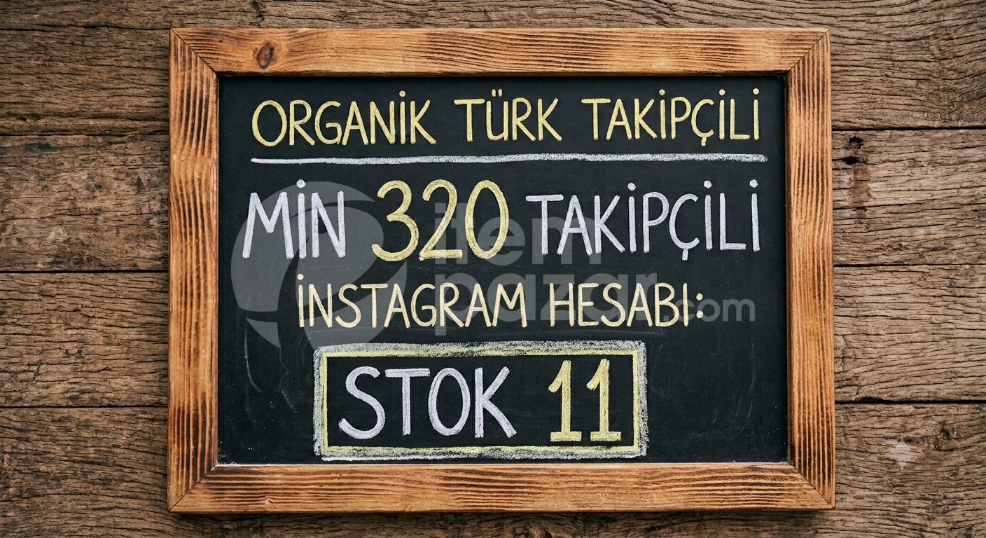 +320 takipçili Instagram hesabı 