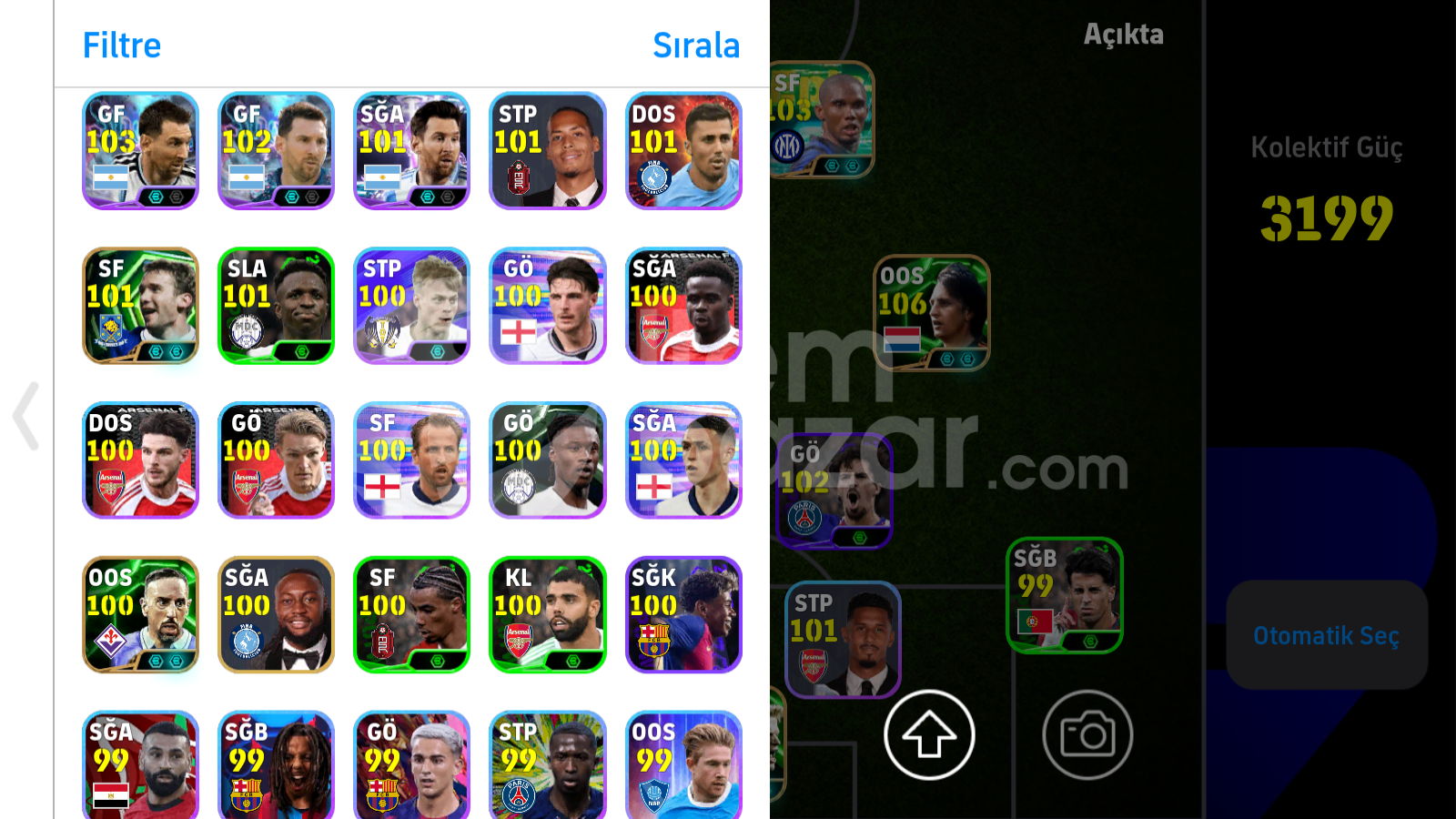 3200+KG 108 PELE VE 107 CRUYFF *TEK BAĞ*