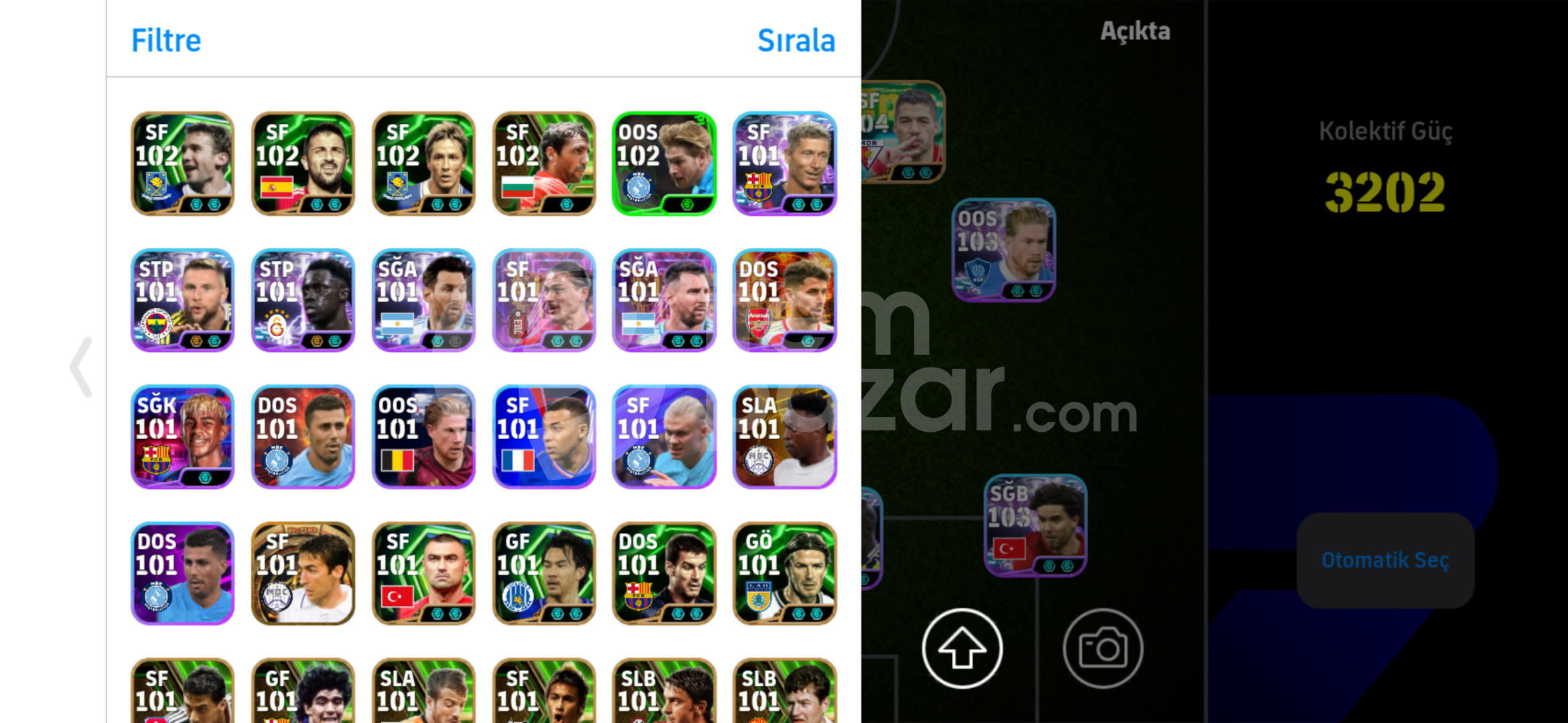 3202 kgli galatasaray kadrolu cillop gibi dolu