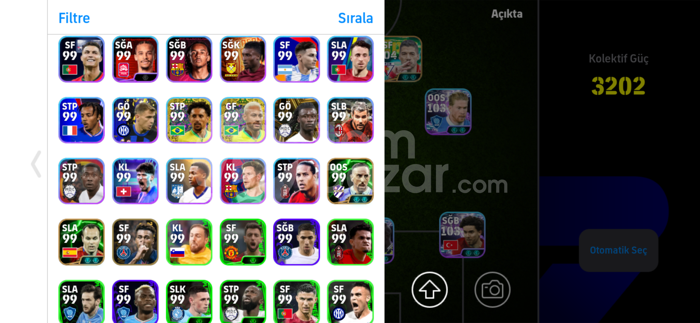 3202 kgli galatasaray kadrolu cillop gibi dolu