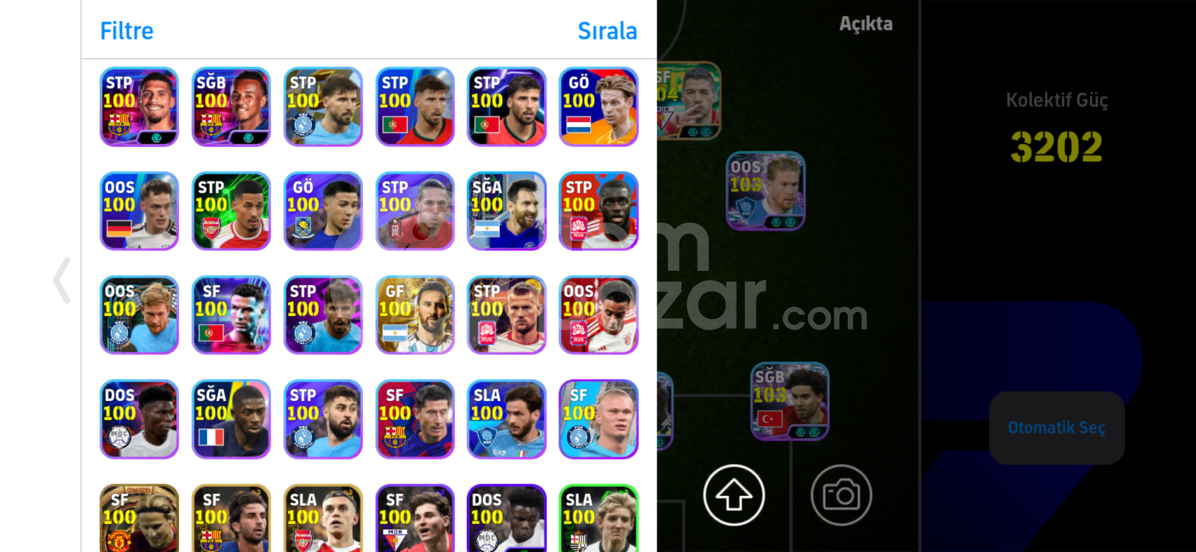 3202 kgli galatasaray kadrolu cillop gibi dolu