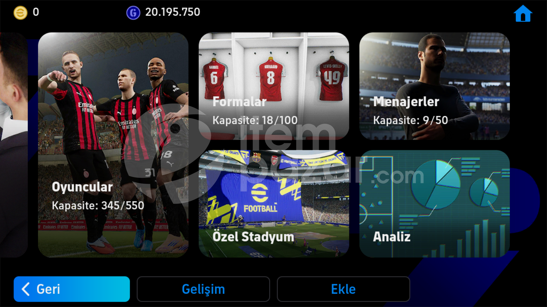 3212KG ISAK PUSKAS ZİCO CRUYFF MAİNLİK HESAP