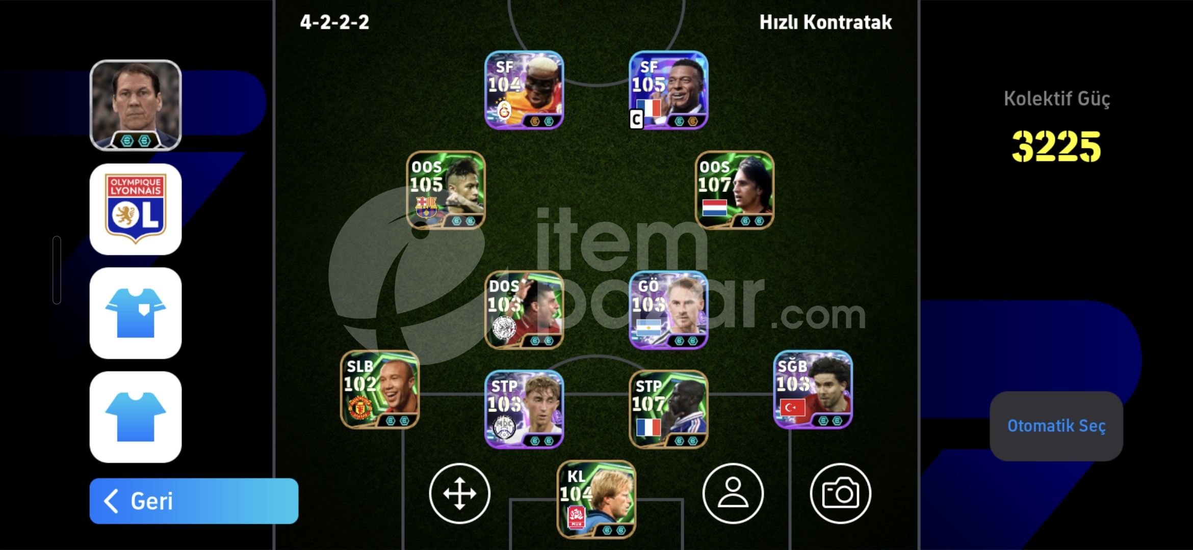 3220+ pes hesabı FİYATTA ANLAŞIRIZ MESAJ ATIN