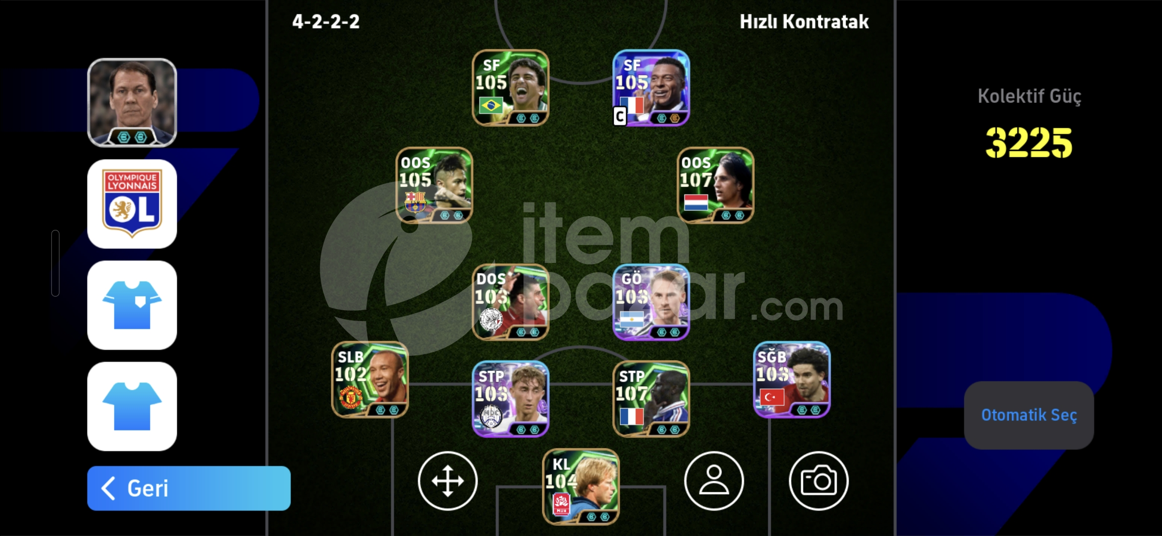 3220+ pes hesabı FİYATTA ANLAŞIRIZ MESAJ ATIN
