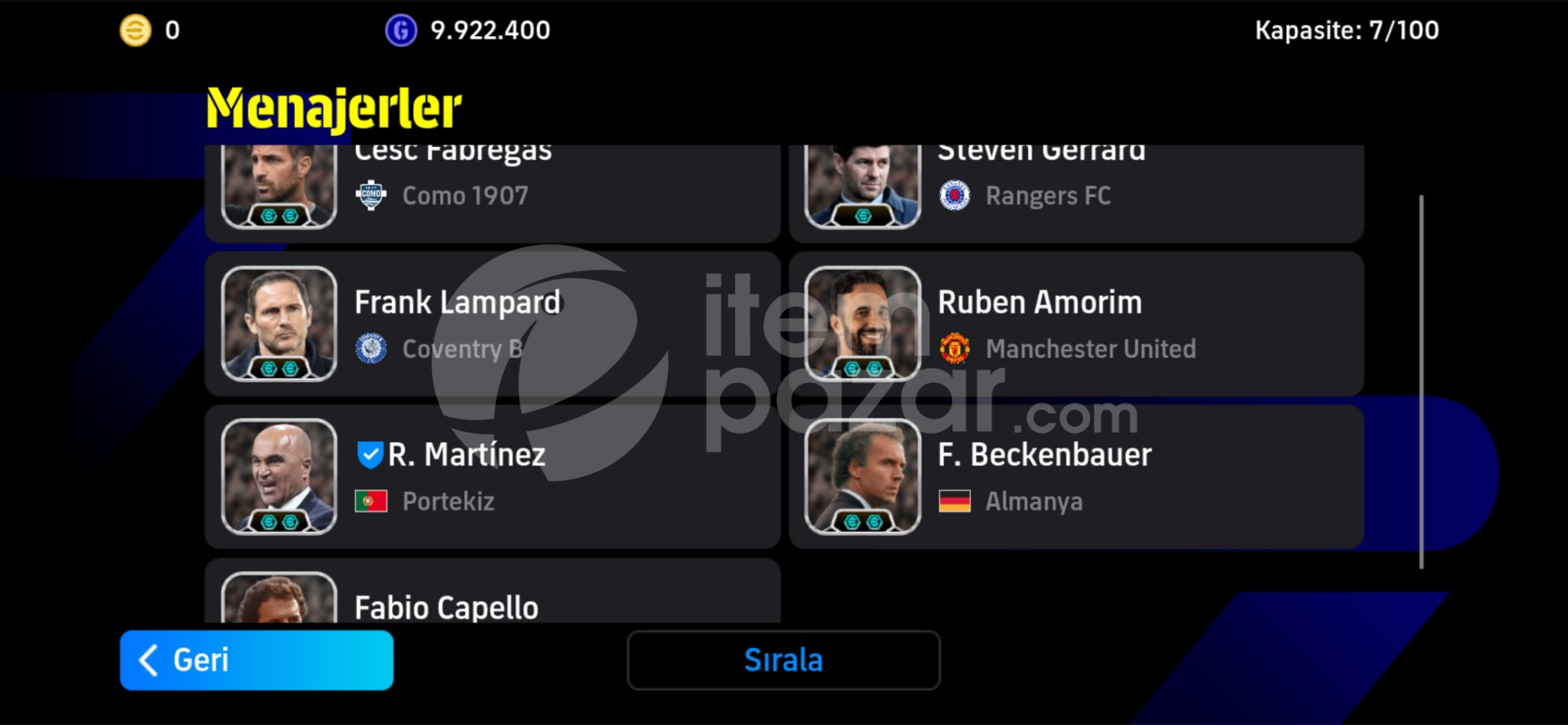 3230KG 105 RONALDO MESSİ EFOOTBALL MOBİL