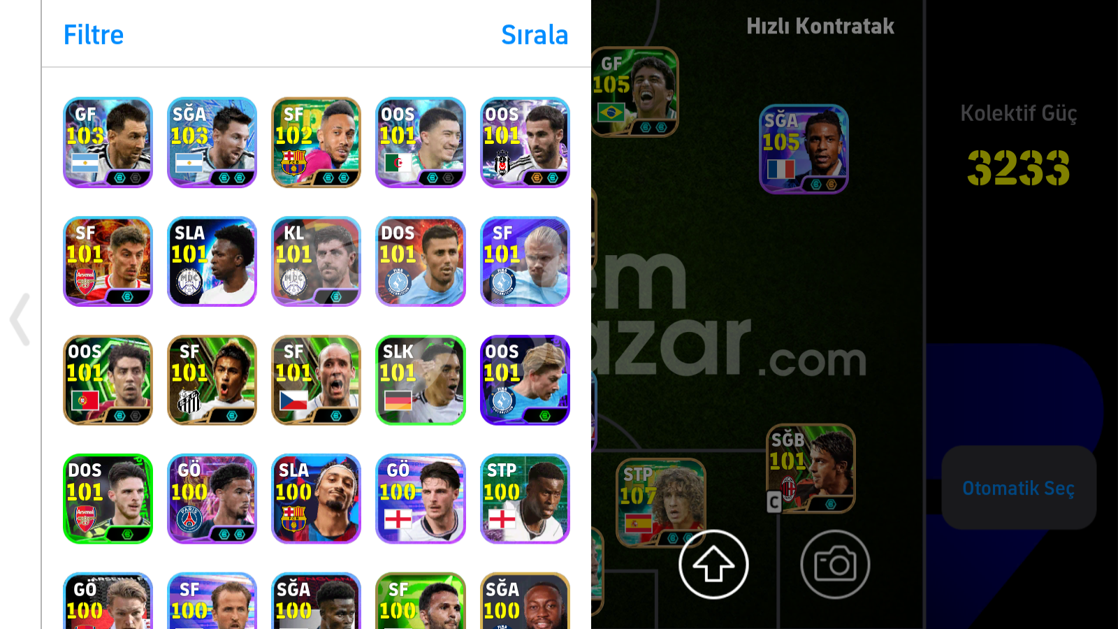 3233 KG RONALDINHO VE TOTTI