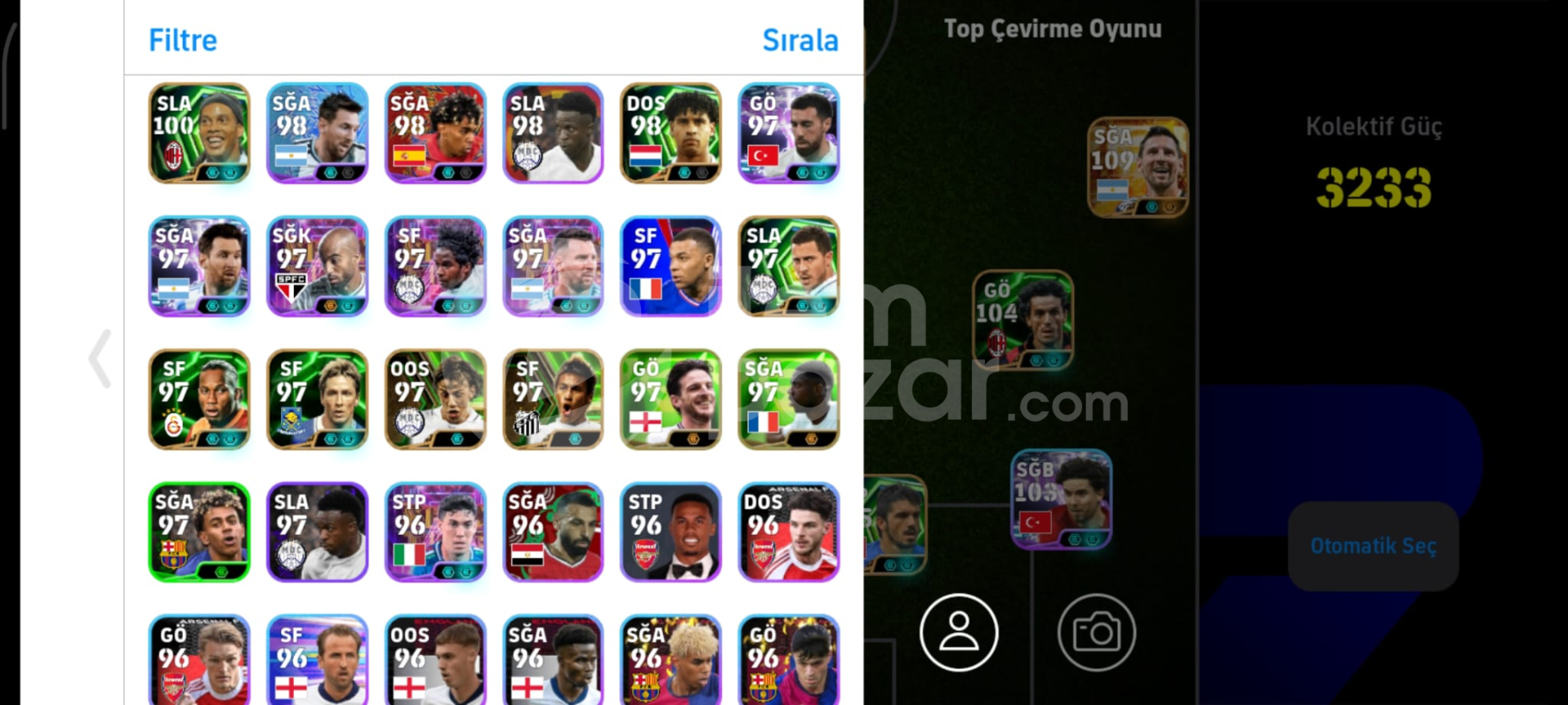 Acil 3233 kolektif Messi Bale Mbappe efsane