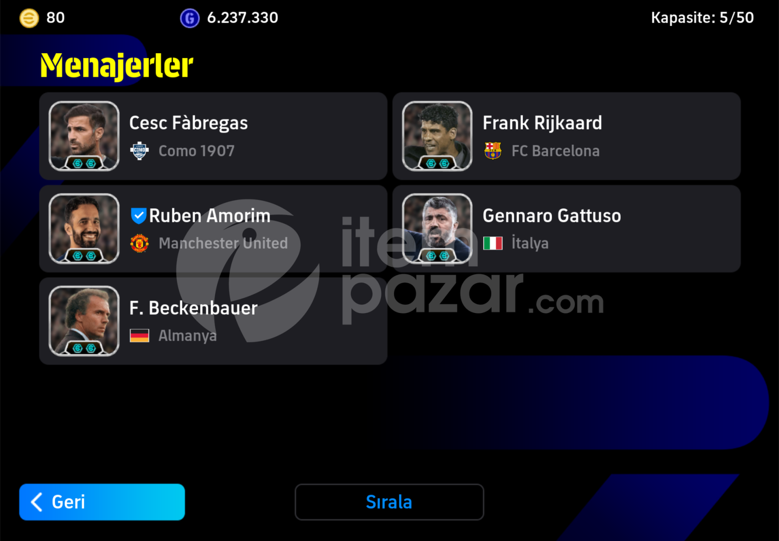 3240Kg Tek bğ 108 Pele 107 Figo 106 Salah Cunha