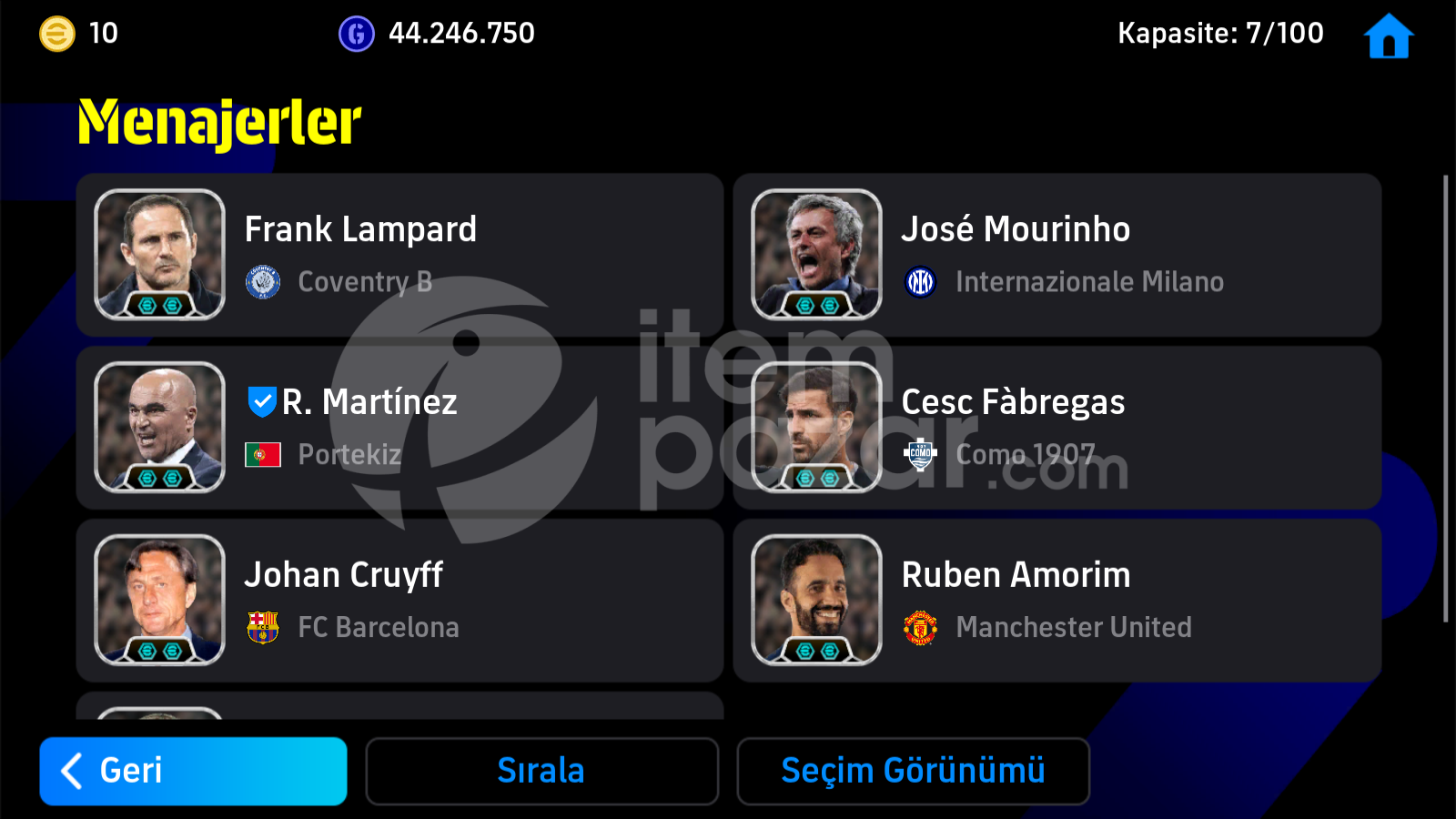 3246+KG 108 COSTA VE RONALDOINHO *TEK BAĞ*