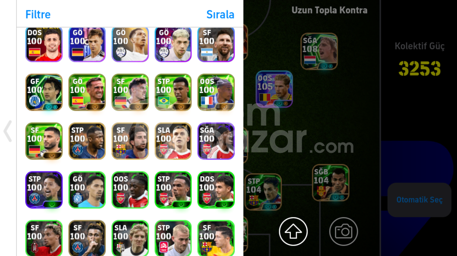 3253KG 108 Cruyff ve 107 Cristiano Ronaldo