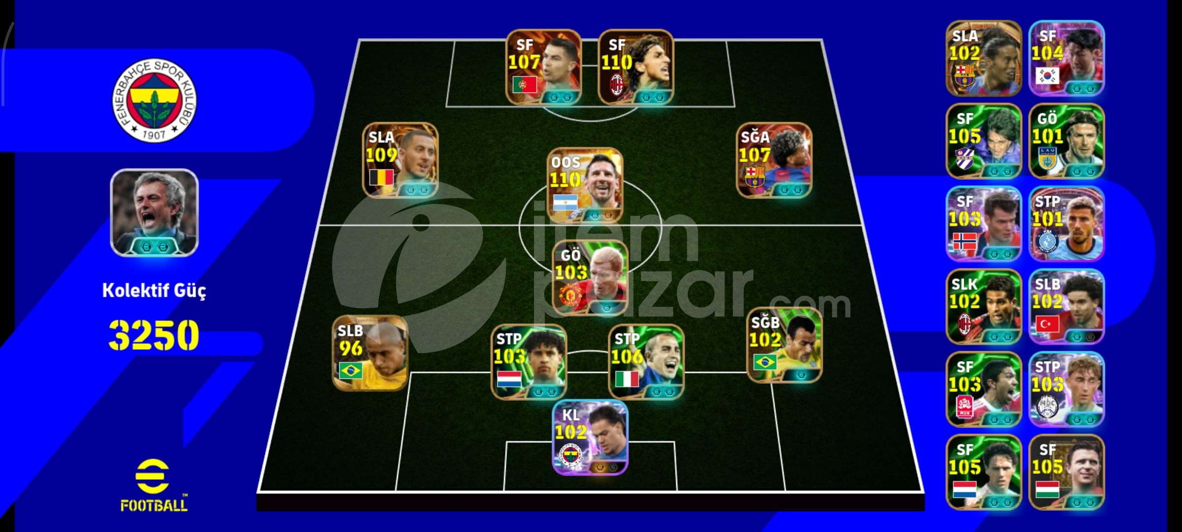 3255 KGLİ YENİ MESSİLİ! DEHŞET KADRO 