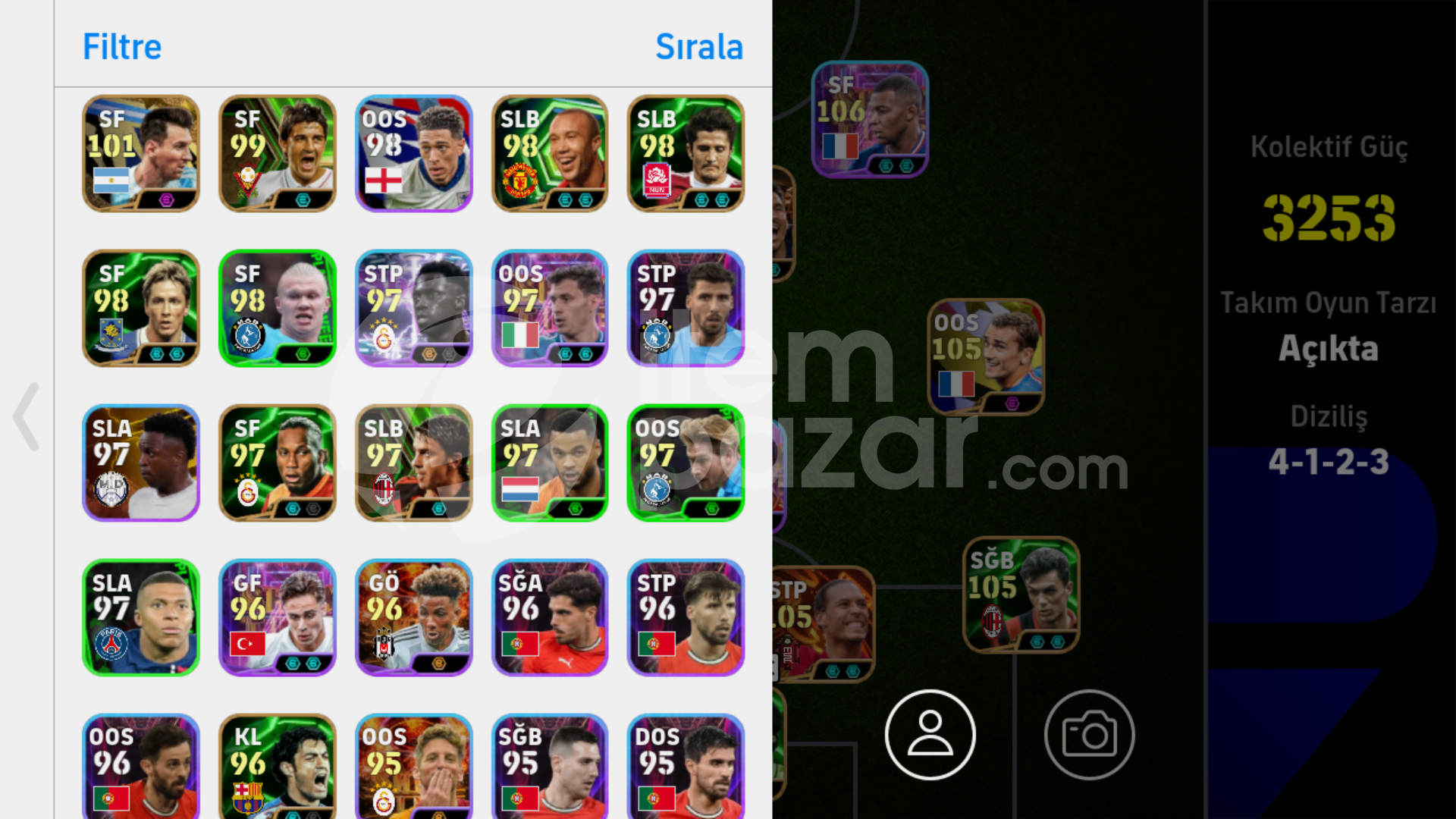 3255KG 3 BOMBACILI 107 PELE MBAPPE MESSİ