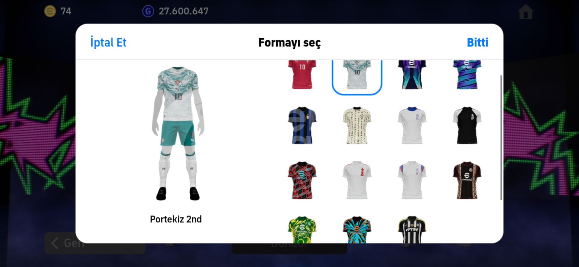 3262 KG 2021 BERİ AKTİF EFOOTBALL 2026 HESABI