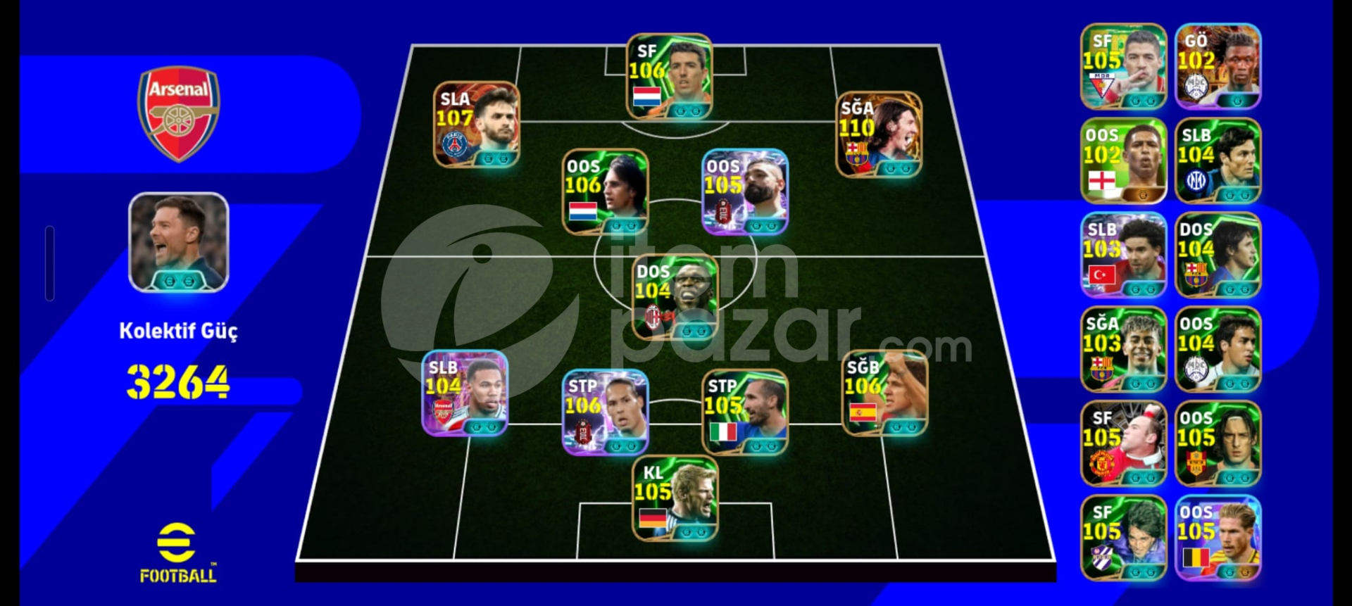 3265 110 Messi Full Meta Tek Bağ