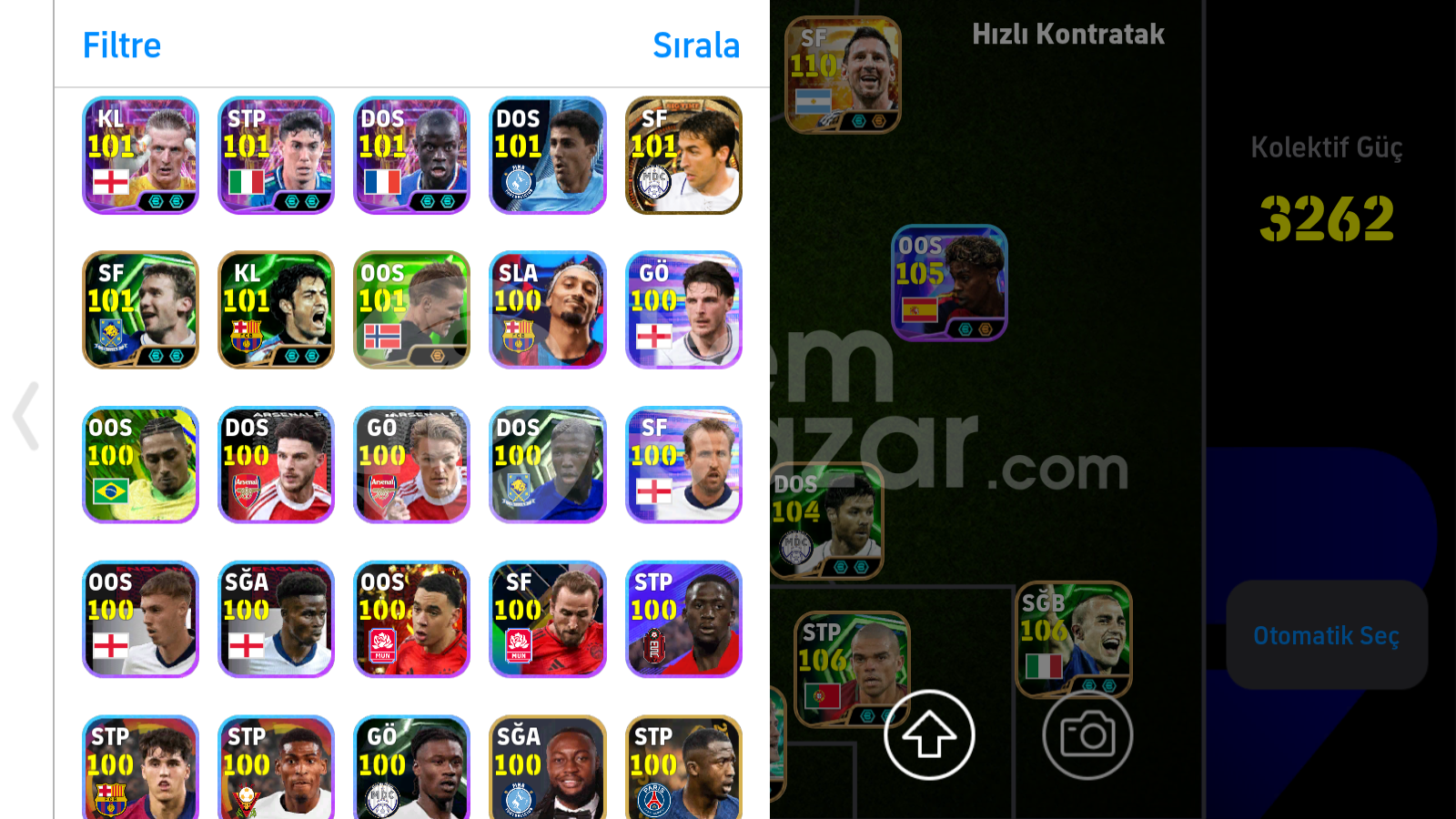 3265+ KG 110 MESSI 109 IBRAHIMOVIC VE PELE