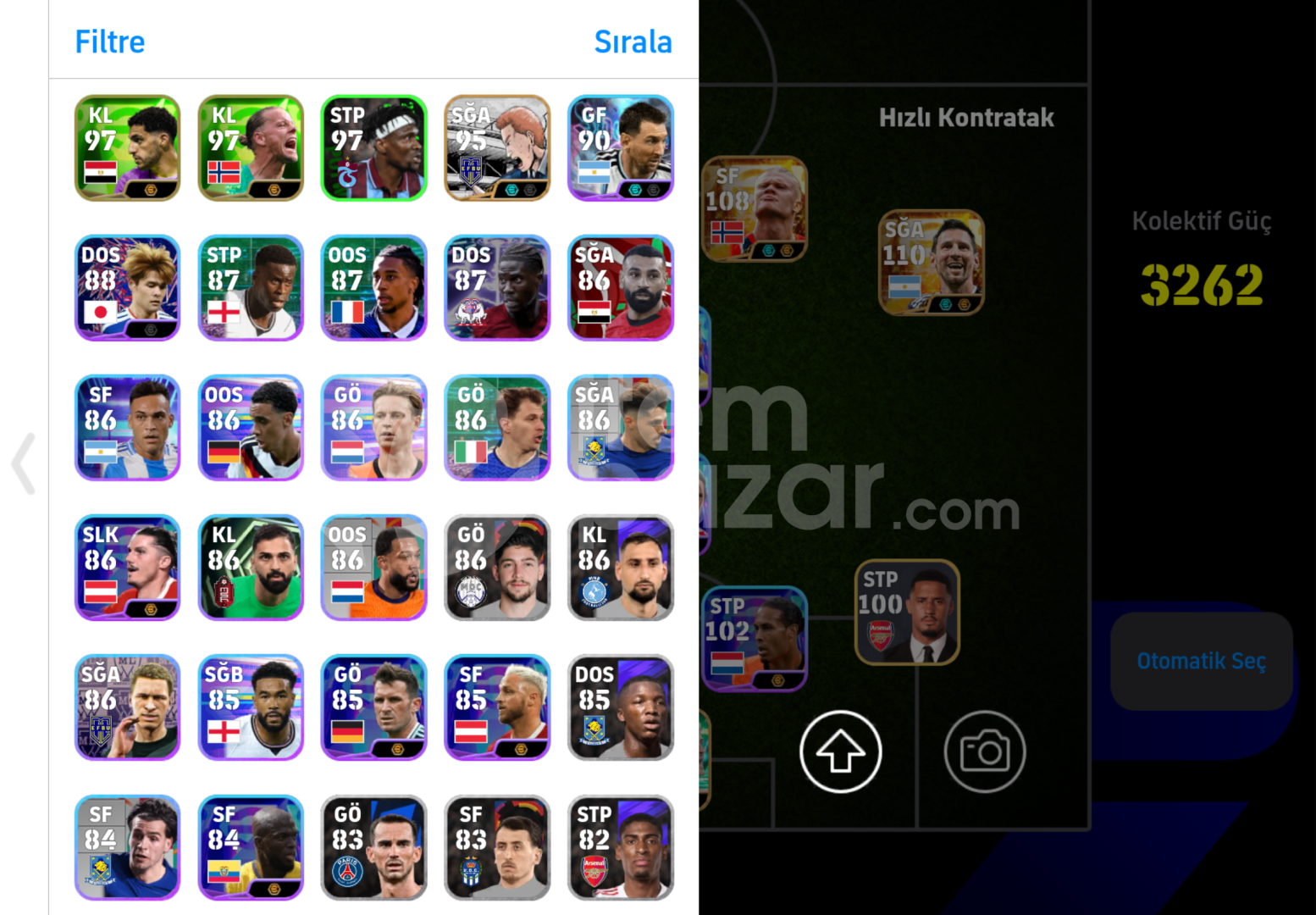 3265Kg 110 Messi & Zlatan 108 Ronaldo & Halaand