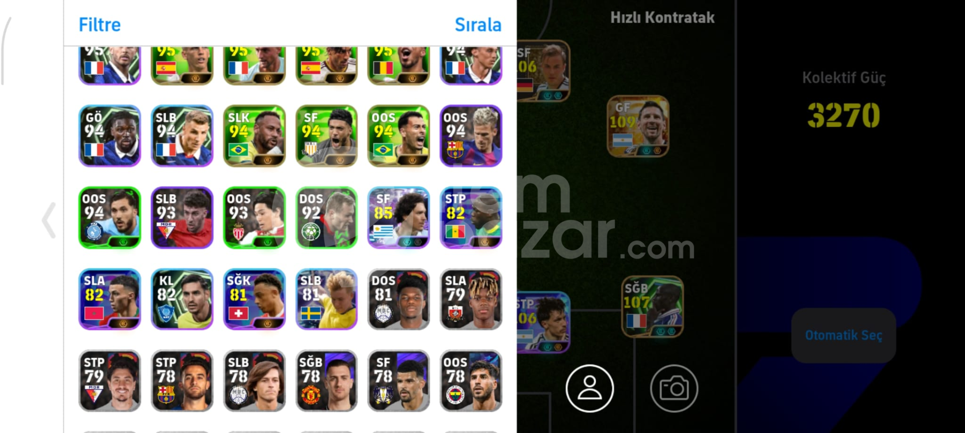 3270KG TEK BAĞ 111 MESSİ KVARA KLOSE GÖTZE