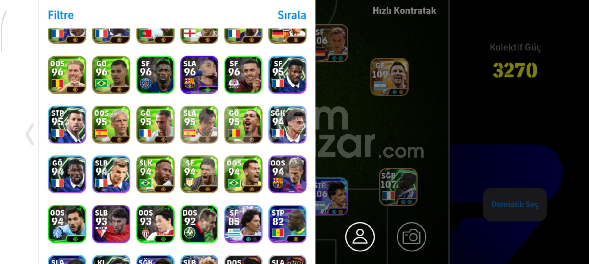3270KG TEK BAĞ 111 MESSİ KVARA KLOSE GÖTZE
