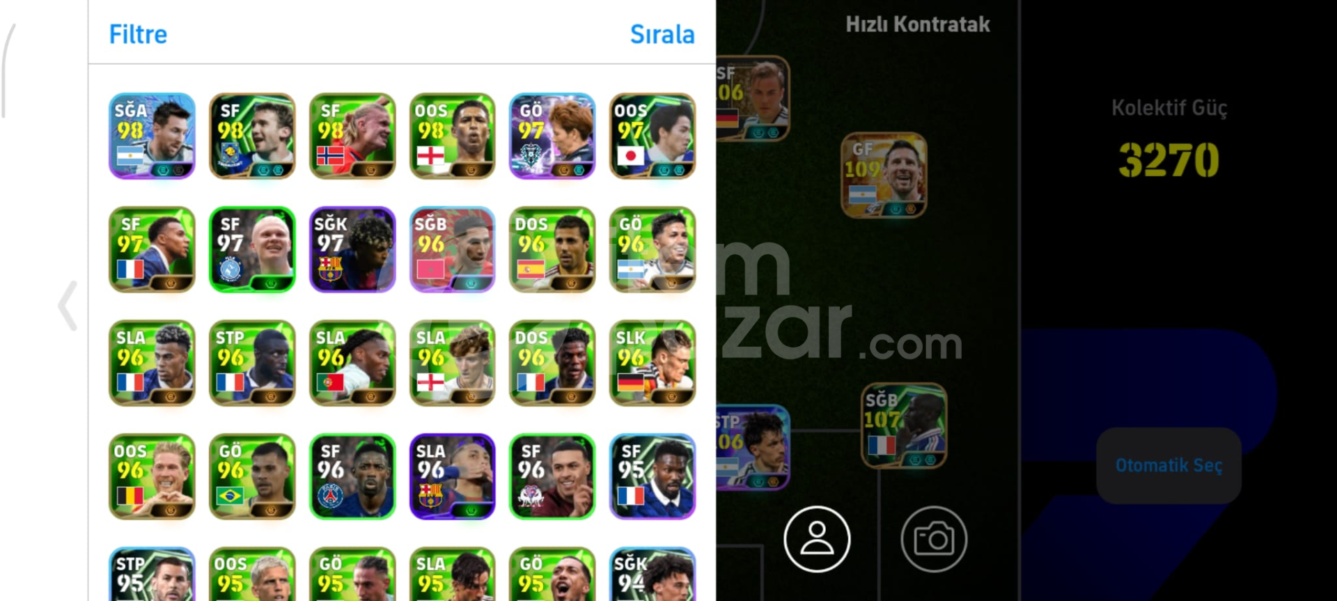 3270KG TEK BAĞ 111 MESSİ KVARA KLOSE GÖTZE